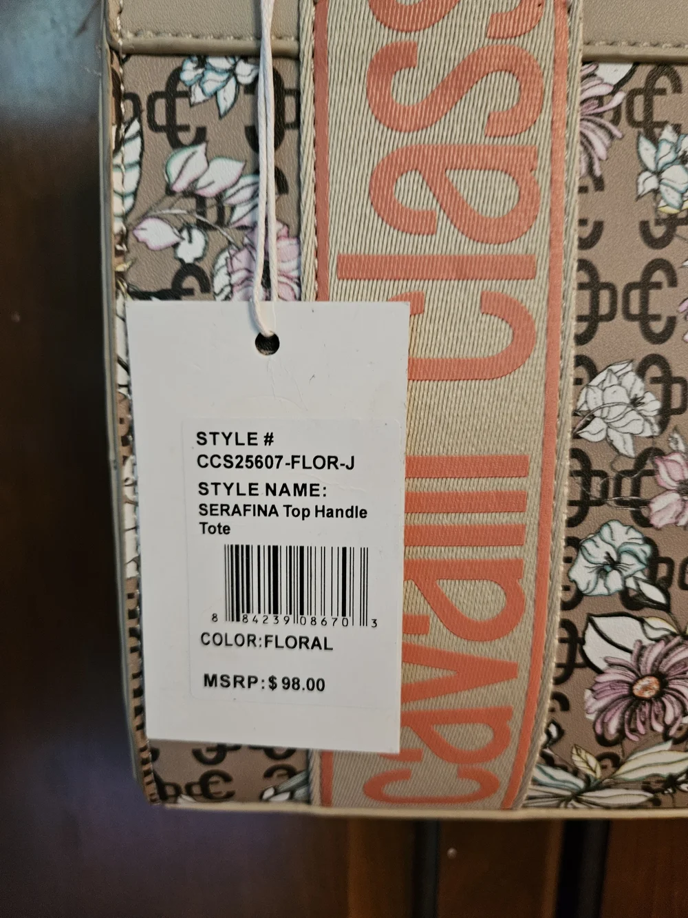 Cavalli Class Floral Purse